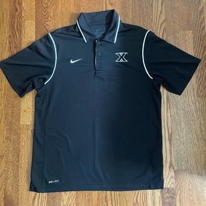 Rare Black Xavier University Nike Polo